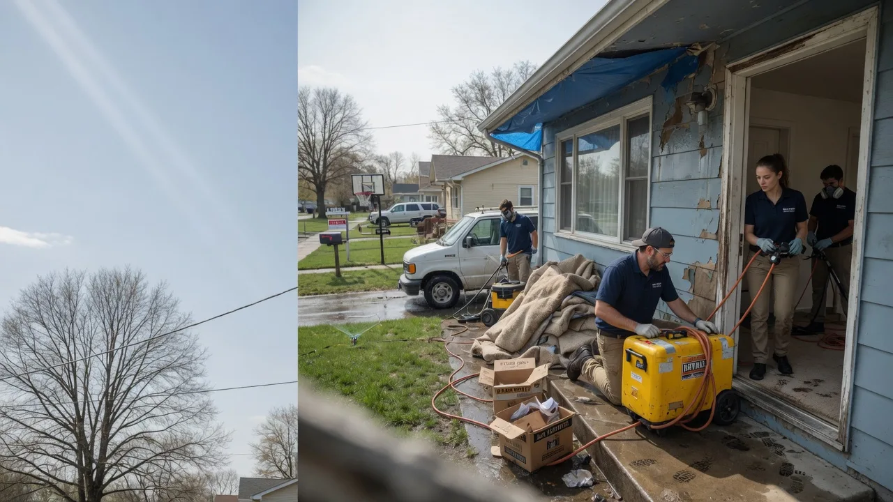 Basement Flood Cleanup in Deer Creek, OK near me